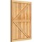 Ekena Millwork Framed Board-n-Batten Shutters w/Z-Bar, Rough Sawn Western Red Cedar, 26 7/8W x 37H, PR RBF06Z26X037RWR - alternate 5